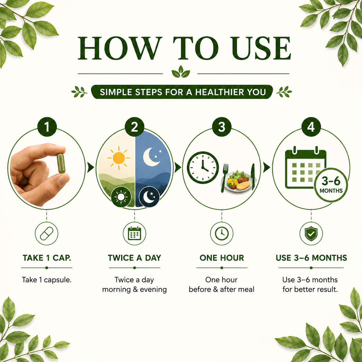 Himalayan Moringa Capsules | 60 Vegetarian Capsules | 100% Natural Moringa Supplement | Rich in Antioxidants, Vitamins & Minerals | Supports Immunity, Energy, Digestion, Skin & Hair Health