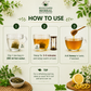 Divine Earth Herbal Refreshment Tea | Premium Herbal Infusion | Green Tea with Peppermint, Hibiscus, Lemongrass & Rose Petals | Refreshing Wellness | 15 Tea Bags (30g)