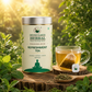 Divine Earth Herbal Refreshment Tea | Premium Herbal Infusion | Green Tea with Peppermint, Hibiscus, Lemongrass & Rose Petals | Refreshing Wellness | 15 Tea Bags (30g)
