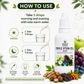 Liquid Triple Stem Cell Drops 30ml | Apple, Grape & Edelweiss Stem Cell Extract | Antioxidant Formula for Immunity, Skin Vitality, Hydration & Daily Wellness Support