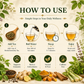 Divine Earth Herbal Ayurvedic Immunity Tea | Caffeine-Free Loose Leaf Herbal Tea | Daily Immunity Support | Tulsi, Giloy, Ashwagandha, Mulethi & 30+ Herbs | 70g