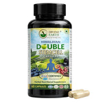 Divine Earth Herbal Himalayan Double Stemcell Capsules | 60 Capsules | Apple & Grape Stem Cell Extract with Acai Berry, Blueberry & Herbal Botanicals | Supports Immunity, Energy, Skin Health & Overall Wellness