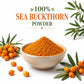 Sea Buckthorn Extract Powder | Veg Collagen Berry Superfood | Rich in Omega 3,6,7,9 with Fiber, Vitamin C & E | Supports Heart, Skin, Hair & Immunity | 100g Pack