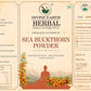 Sea Buckthorn Extract Powder | Veg Collagen Berry Superfood | Rich in Omega 3,6,7,9 with Fiber, Vitamin C & E | Supports Heart, Skin, Hair & Immunity | 100g Pack