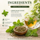Divine Earth Herbal Lemon Balm Tea | 100% Pure Dried Lemon Balm Leaves | No Added Flavors or Preservatives | Loose Leaf Herbal Tea in Natural Form – 50g