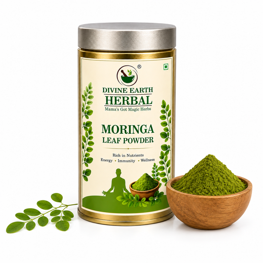 100% Pure Moringa Leaf Powder 150g | Natural Superfood Rich in Vitamins, Minerals & Antioxidants | Supports Immunity, Energy, Digestion & Detox