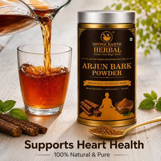 Arjun Ki Chaal Powder 150g | 100% Pure Terminalia Arjuna Bark Powder | Ayurvedic Herbal Supplement for Heart Health, Blood Circulation & Cardiovascular Wellness