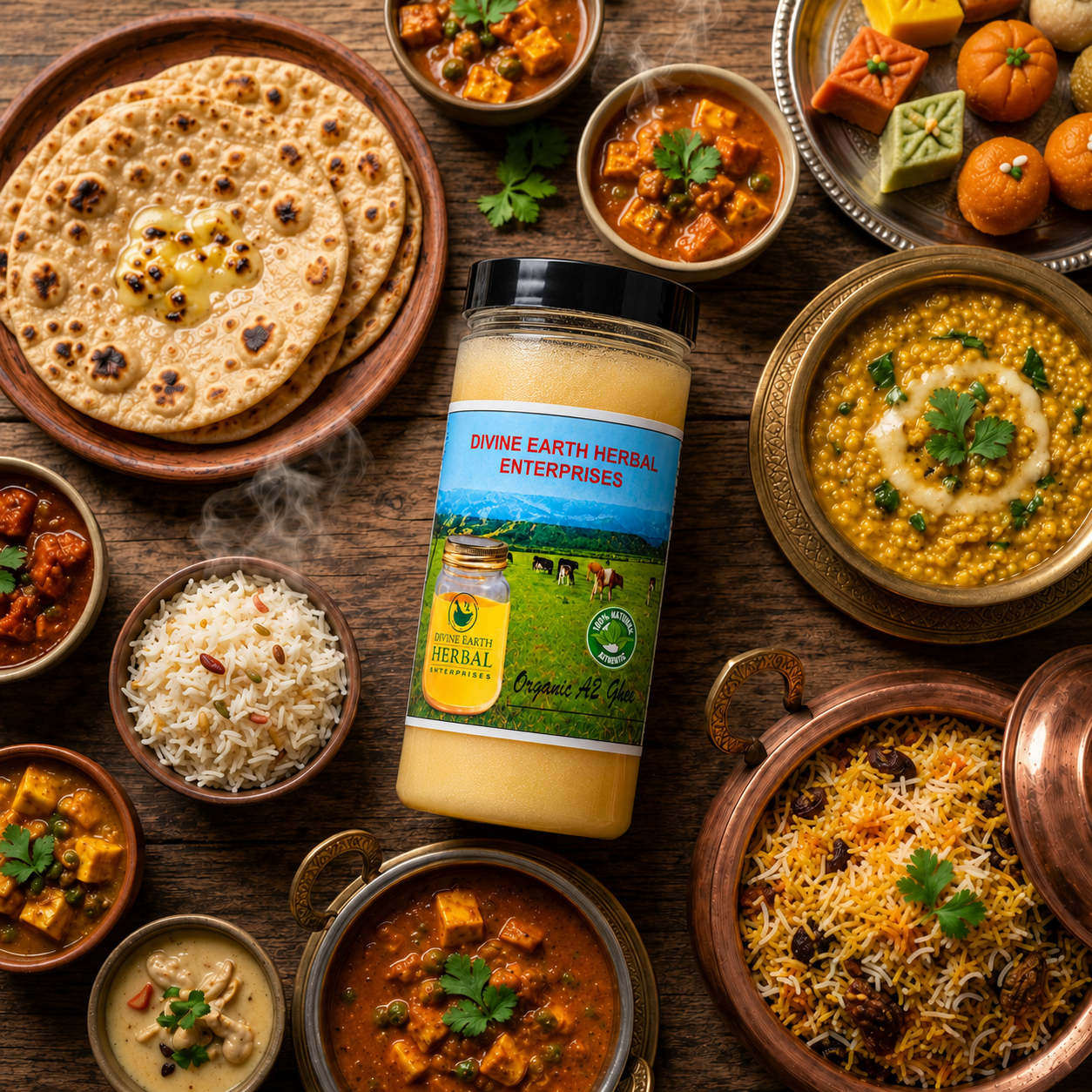 A2 Cow Ghee 300ml | Traditional Bilona Method | Made from Desi Cow Milk | Pure & Natural Ghee | No Preservatives or Additives