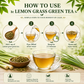 Divine Earth Herbal Lemon Grass Green Tea | Natural Lemon Grass Leaves | Loose Leaf Herbal Tea in Natural Form – 50g