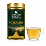 Divine Earth Herbal Rosemary Leaves | 100% Natural Dried Rosemary Herb | Natural Loose Leaf Herbal Tea | Rosemary Herbal Infusion | 50g